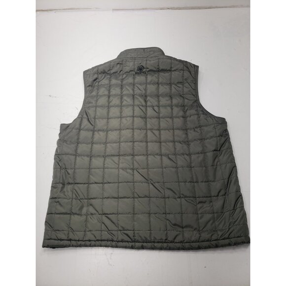 Beretta Men’s Green Quilted Vest Fleece Lined Outdoor Hunting Embroidery Size XL - Picture 8 of 14